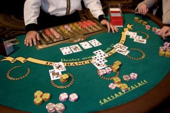 blackjack table